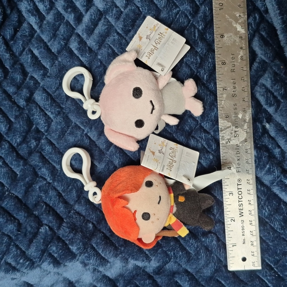 Harry Potter Ron Weasley & Dobby Plush Keychain Set, New With Tags - Picture 11 of 14